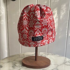 Skida Kids Red Floral Alpine Hat
